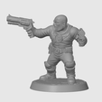 Kelermorph-Assassin-3.png Kelermorph Assassin – Genestealer Cults Dual Pistol Gunslinger War-Hammer Miniature Boss (28mm Scale, ~80mm Figure)
