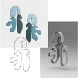 ARO-8_Mesa-de-trabajo-1.jpg STL file Organic shape cutter for polymer clay earring jewelery #8・3D printing idea to download