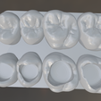 Snimok-ekrana-2026-02-10-100644.png Dental Restoration Practice Set - Lower Posterior Teeth (4-7) STL