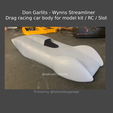 New-Project-(56).png Don Garlits - Wynns Streamliner - Jocko - Drag racing car body for model kit / RC / Slot