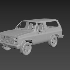 1.jpg 3D file Chevrolet Blazer K5 1984・Template to download and 3D print, Andrey_Bezrodny