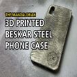 Thingiverse-thumbnail-Beskar-Steel.jpg Mandalorian | Beskar Steel iPhone X Case