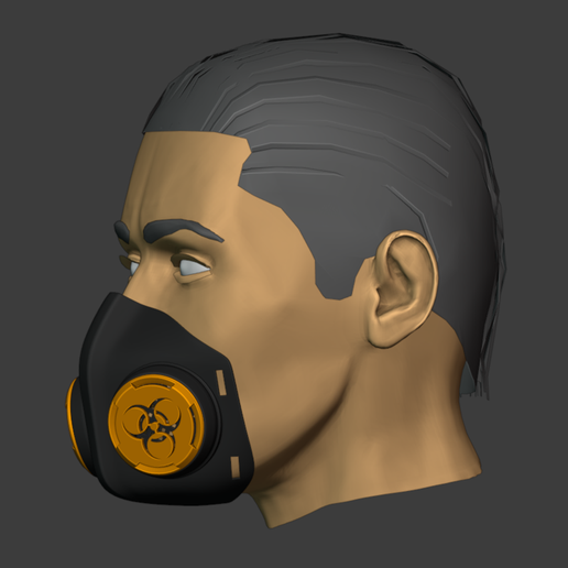 Mask COVID-19 3D model