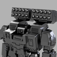 Render 3 - Missiles.png XV88-4 Polaris Battlesuit / Sci-Fi / 28mm Miniature