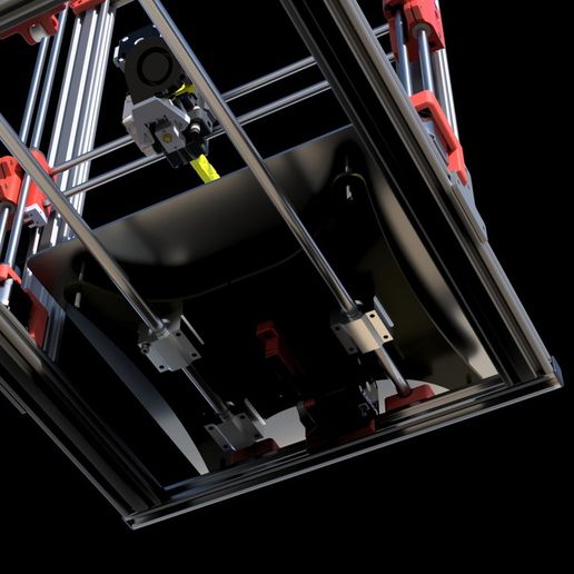 CR10_Crearibo_Y_Axis.png Crearibo Creality CR-10 Conversion to Linear Rods + 10mm Z/X version