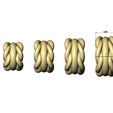 Double-sides-Braided-rope-bead-size7to10-06.jpg Double braided wire bead and charm 3D print model