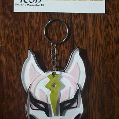 drift.jpg Файл STL Drift mask Fortnite key chain・Дизайн 3D принтера для загрузки