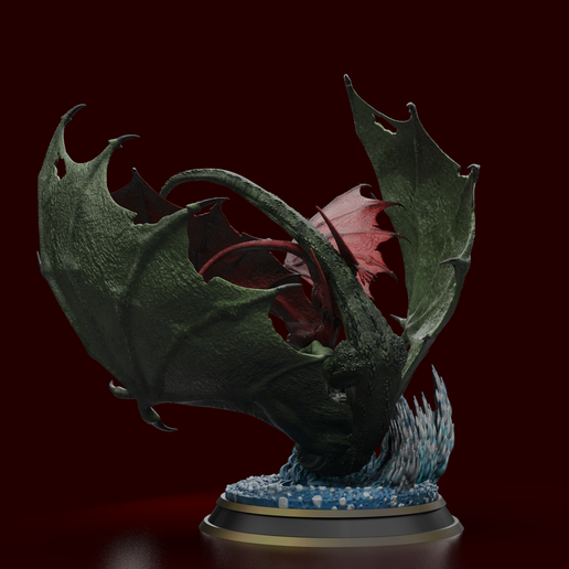 renders.bip.5699.png Caraxes vs Vhagar - House of the Dragons - Battle over the Eye of the Gods