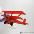 3.jpg STL file Red Barron Mobile・3D printable design to download