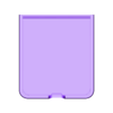 Back_Cover_large_charging_port.stl Custom Case for Motorola Razr 60 and 2025 models (Logo & Solid Versions)