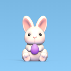Bunny-Egg-Easter-1.png Datei Hasen-Ei Ostern herunterladen • Design für 3D-Drucker, Usagipan3DStudios