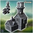 1-PREM.jpg Medieval village pack No. 8 - Medieval Gothic Feudal Old Archaic Saga 28mm 15mm RPG