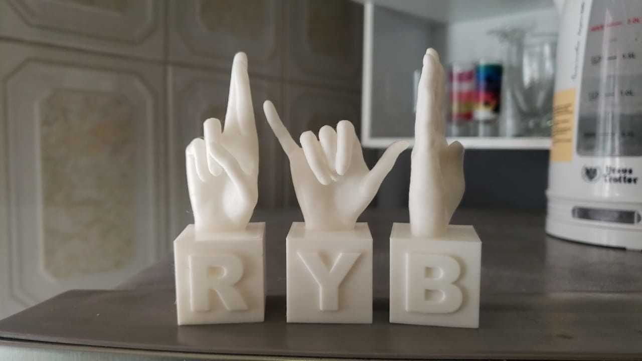 Manos0.jpg 3D file Sign language Alphabet in 3d (SLA), stl separated by letters.・3D printing idea to download, isasaurio