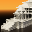 V13.png Divine Ayodhya Ram Mandir & Ramji - 3D Printable STL Models
