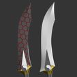 Kanshou-and-Bakuya-Pre-Split.jpg Fate Stay Night Unlimited Blade Works - Archer Swords Kanshou and Bakuya