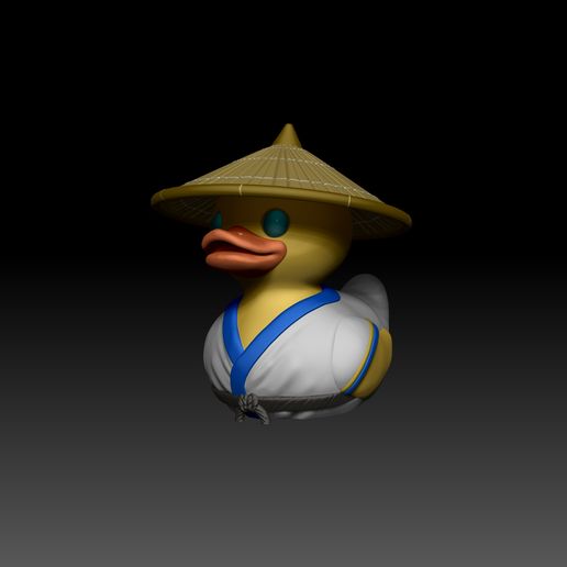 STL file Mortal Kombat Raiden Rubber Duck 🦆 (3MF)・3D printing model to ...
