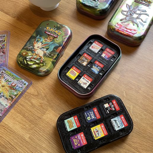 🐉 Pokèmon Mini Tin insert for Nintendo Switch games・ STL File for 3D ...