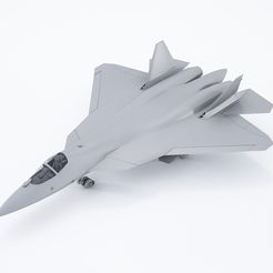 001.jpg STL file SUKHOI SU-57・3D print model to download