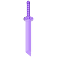 Noctilame 2 2 parts.obj Noctilame dagger,cosplay,Sword,épée