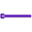 M5x50.stl Juego de tornillos de cabeza hexagonal M5 (ISO Métrico)