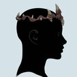 3.png Crown gothic 3D model stl Cosplay