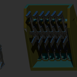 1.png Archivo 3D estante para armas a escala・Objeto imprimible en 3D para descargar, sparkmanj81