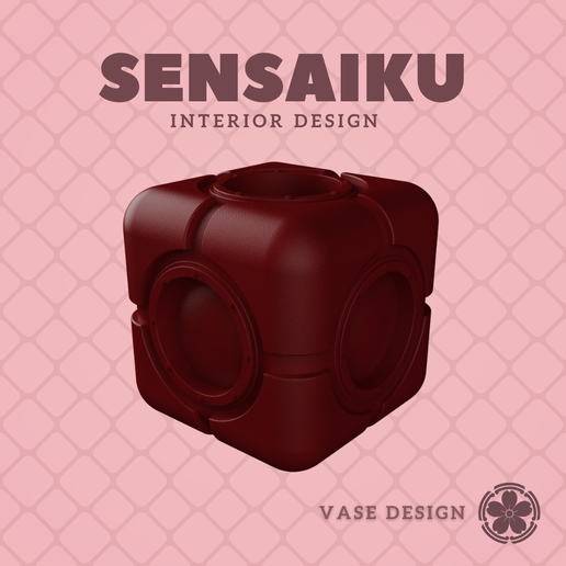 27. Cube 27 Custom Vase Design: Personalized Forms for Miniature and Modern Spaces - Ikebana Home Decoration for Modern Diorama