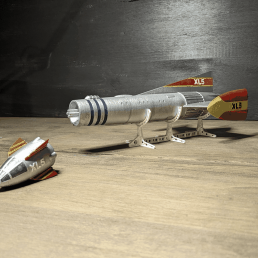 🚀 Fireball XL-5 starship・ STL File for ・Cults