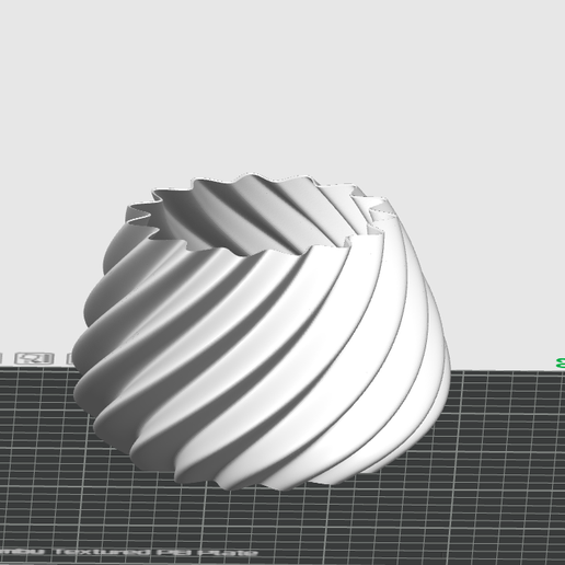Pot for succulents 3D model