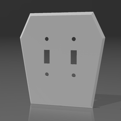 Coffin-double-switch-cover.png coffin shaped double light switch cover