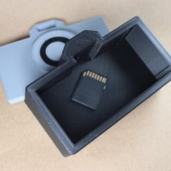 2.jpg STL file 3D Digital Camera Storage Container Box・3D printable design to download