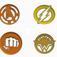 foto-cortadores-escudo-heroes-4.png Cookie cutter Marvel shields Batman Avengers Hulk wonder woman