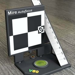 Spyder2.jpg Fichier STL gratuit Mire d'étalonnage de la mise au point automatique / Tableau d'étalonnage de la mise au point・Objet pour imprimante 3D à télécharger