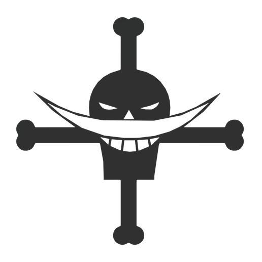 📛 White Beard Badge One piece 2d・ STL File for ・Cults