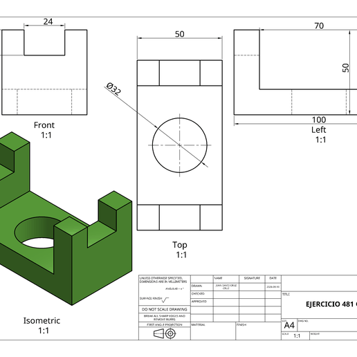 EJERCICIO 481 ONSHAPE