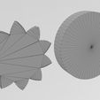 wf1.jpg Mold 10 leaves lotus leaves rosette onlay relief 3D print model