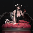 4.png Albedo (Overlord) STL ready-to-print w/ nsfw variation