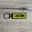 Custom-Yellow.jpg Custom Numberplate Keyring