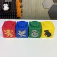CuboHogwarts-4.jpg Escola de Magia - Jogo de Cubos Empilháveis - Blocos Modulares de Hogwarts - FDM STL / 3MF - Sem AMS / Várias peças