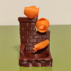 1679087820662.jpg 3D file FOUNTAIN WALL WITH POTS・3D printable model to download