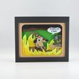 DSC_0117.jpg 🔥 This Is Fine - 3D Printer on Fire - Shadow Box 🔥