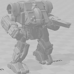 Varangian-Prime.png Free 3D file Varangian VGN-1M Custom 'Mech for BattleTech・3D printable design to download