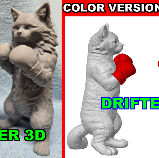 Cat Fight With Color Version Included