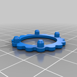 DRIVE_WHEEL_BOTTOM_PLATE.png Ender 3 Z axis COUPLER KNOB and bearing shield
