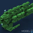 KlingonFreighter2.png 1/1000 Scale 24th Century Alien Freighter