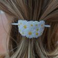 coletero-margaritas-real-pelo.jpg Hair barrette with stick and daisies