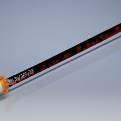 swordrengoku3.jpg STL file Rengoku Sword - kimetsu no yaiba - demond slayer・3D print model to download