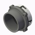 Heater-Coupling-Render-2.jpg Weather proof and scalable Universal  Duct Coupling with Quick Connect Hose Adapter for Diesel Heaters, Ducts and General Applications