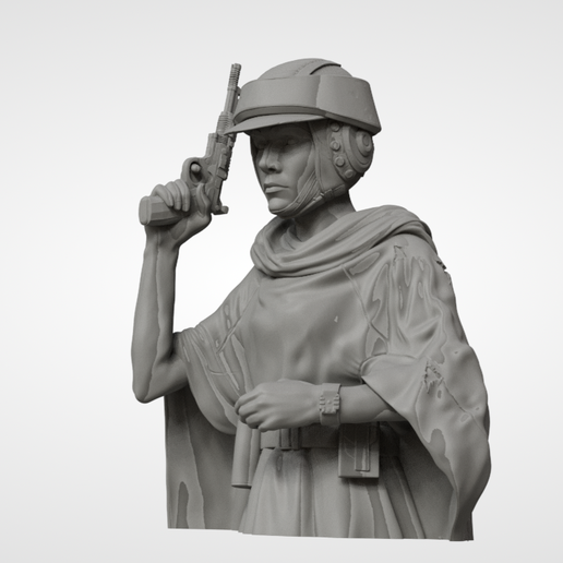 Princess Leia Endor Endor Commando Collectible Bust - Star Wars Episode VI: Return of the Jed