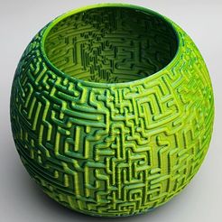 F7Cc_z7a0AAFk8V.jpg STL-Datei Labyrinth-Topf・Modell zum Herunterladen und 3D-Drucken
